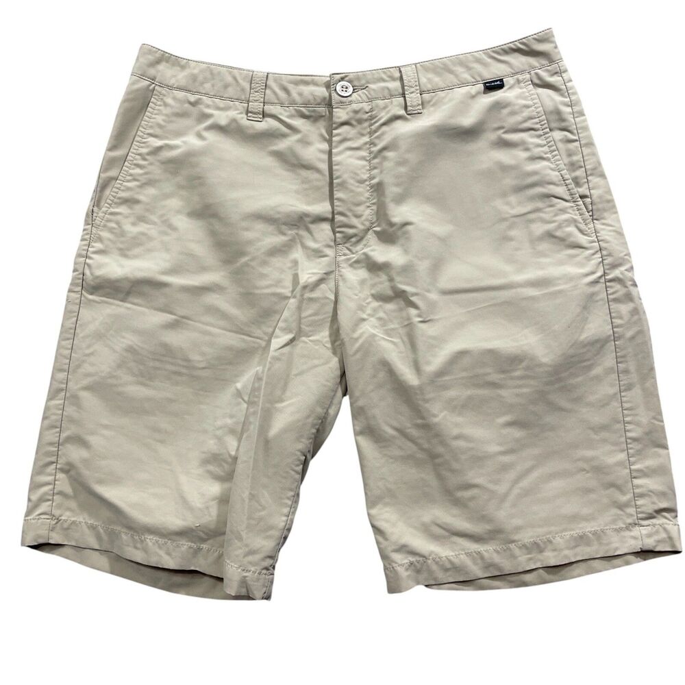 Travis Mathew 34 Shorts‎ Beige Pockets Nylon Polyester Golf Tennis Summer